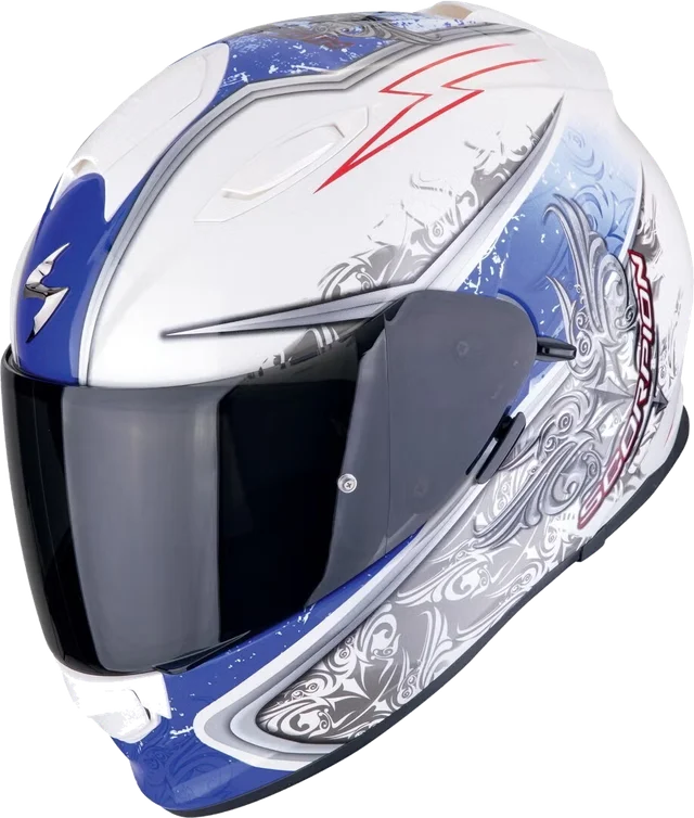Scorpion EXO 491 Run Black / Chameleon, white/blue