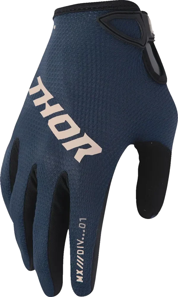 Thor Ridemode Woman Off-road Gloves, Blue