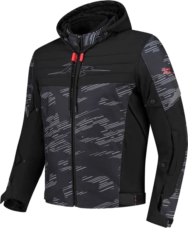 Rusty stitches Liam Jacket, Black