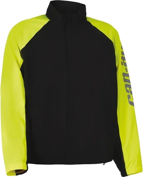 Can-Am Accessories Can-Am Seil Lite Waterproof Rain Jacket, Black/Flo Yellow