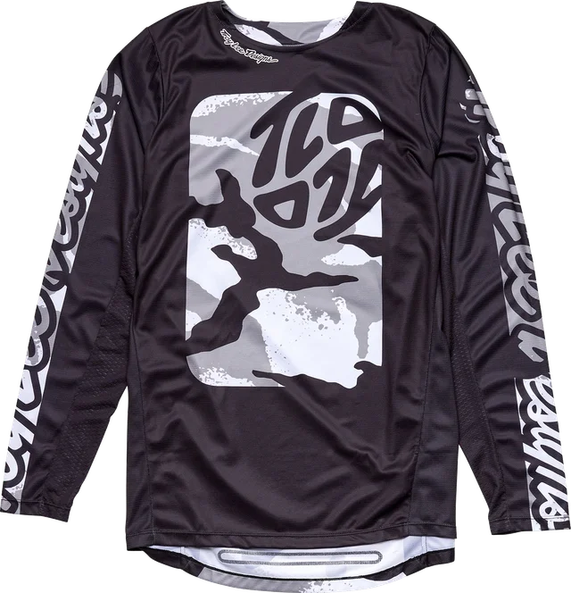 Troy Lee Designs GP Pro Jersey Boxed In Black / White, BLACK / WHITE