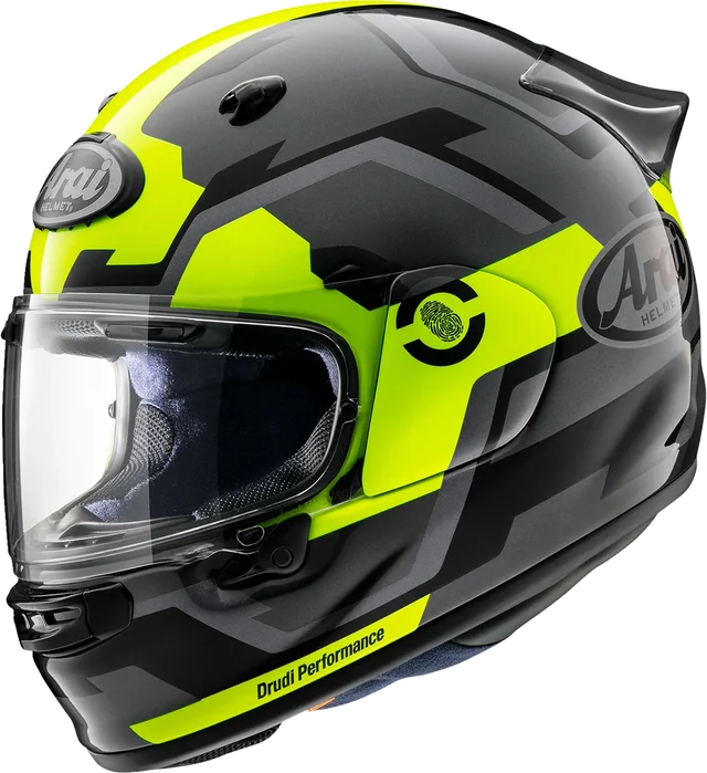 Arai Contour-X Face Helmet CLOSEOUT, fluorescent yellow