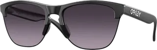 Oakley Frogskins Lite Sunglasses - Matt Black - Prizm Grey Gradient