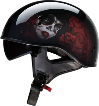 Z1R Vagrant Red Catrina Helmet
