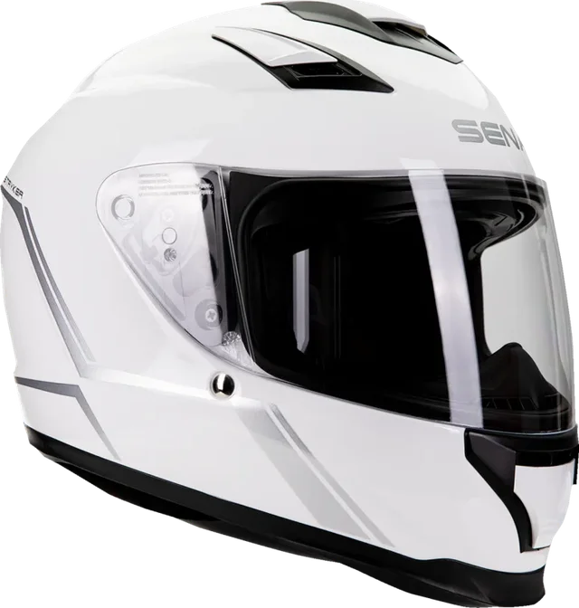 Sena STRYKER SMART HELMET FULL-FACE L SIZE DOT, GLOSSY WHITE
