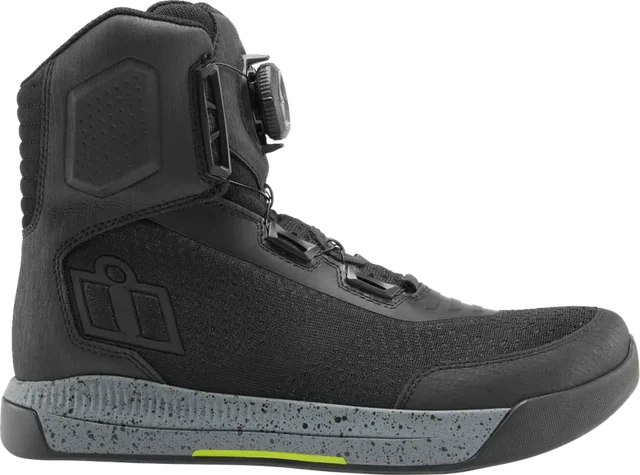 ICON OVERLORD VENTED BOOT BK