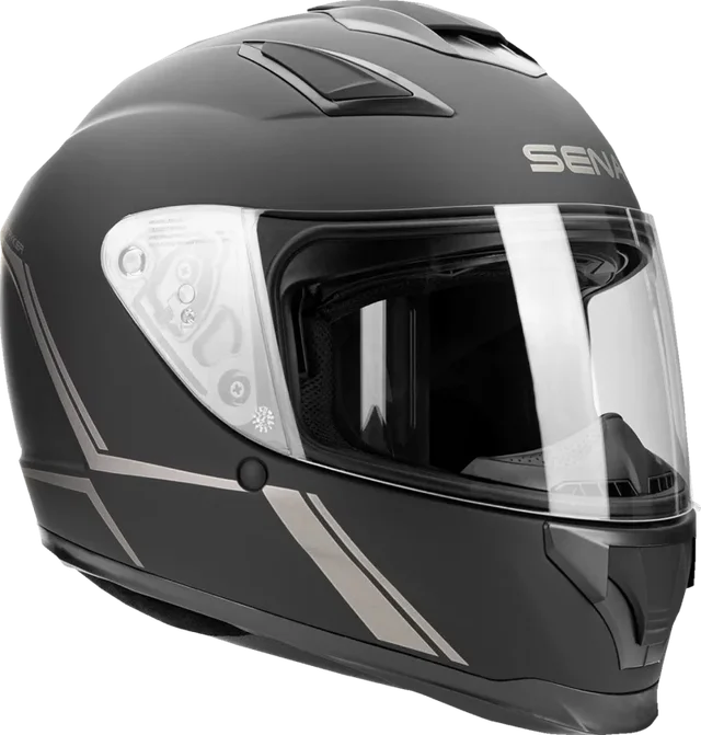 Sena STRYKER SMART HELMET FULL-FACE MATT BLACK XL SIZE DOT