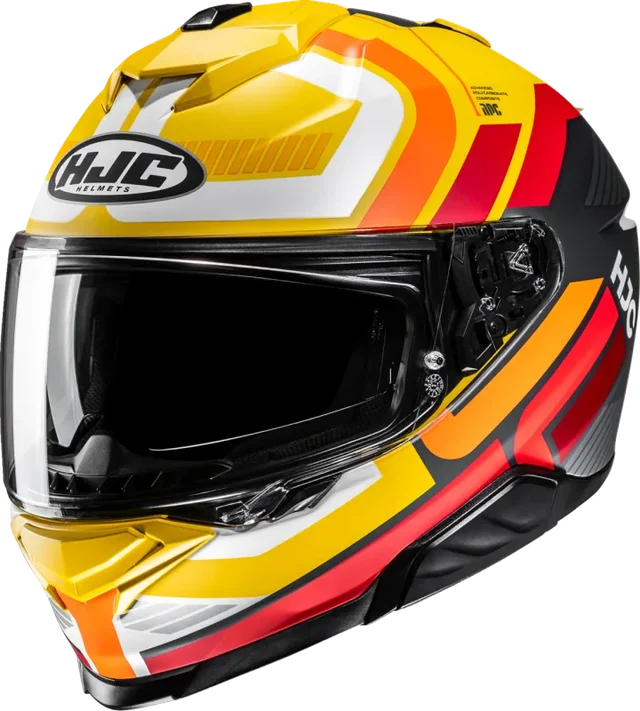 HJC i71 VIZ SF WH/OR LG