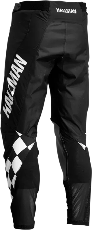 PANT DIFFER CHEQ BK/WH