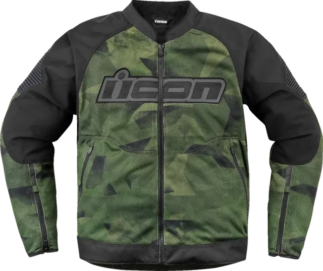 ICON OVERLORD3 MESH CE JKT CAMO GN 2XL