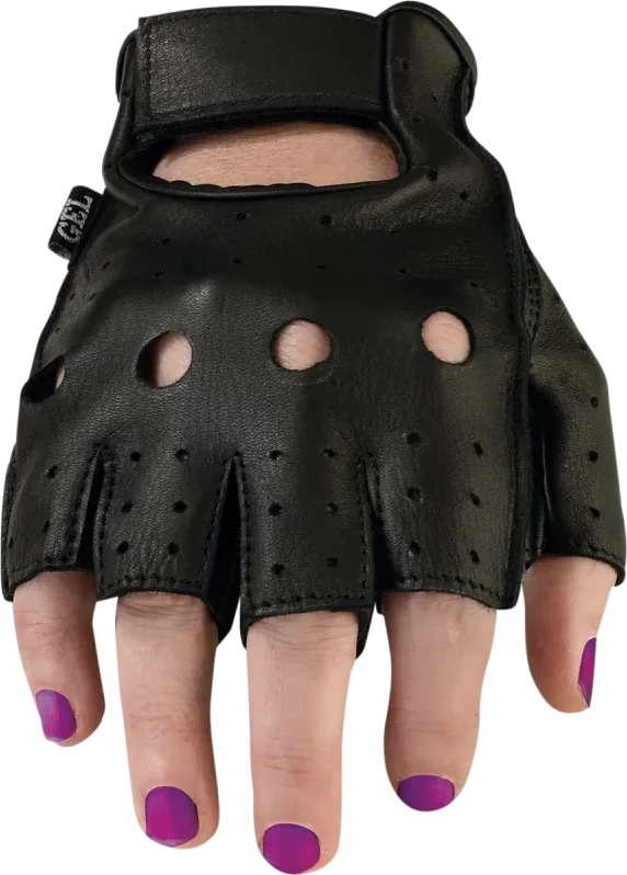 Z1r GLOVE WMN HALF 243 BLK