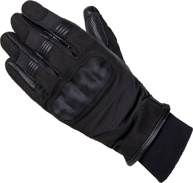 Course Short Touring Motorcycle Gloves, Black