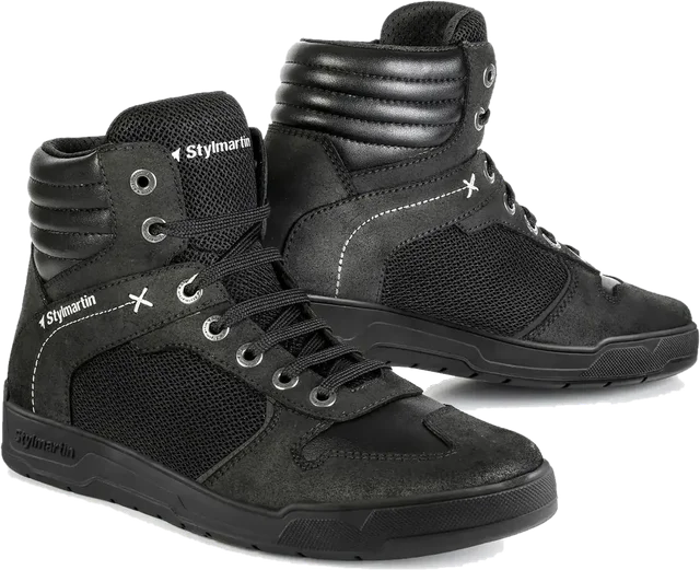 STYLMARTIN Atom Black Boots, Black