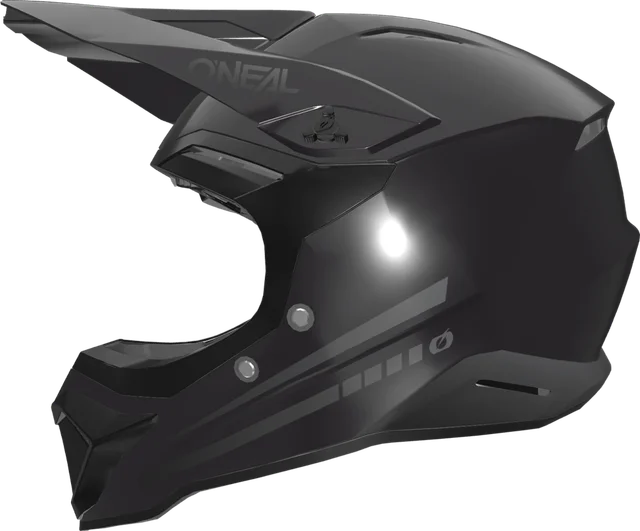 O'Neal 1SRS Youth MX Helmet, Black