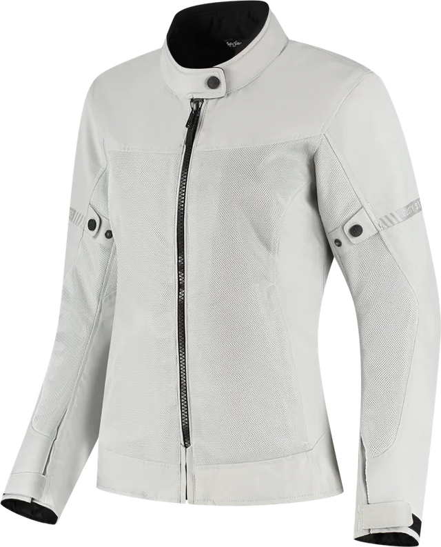 Rusty Stitches Super Jodi Women's MC Jacket, Light Grey