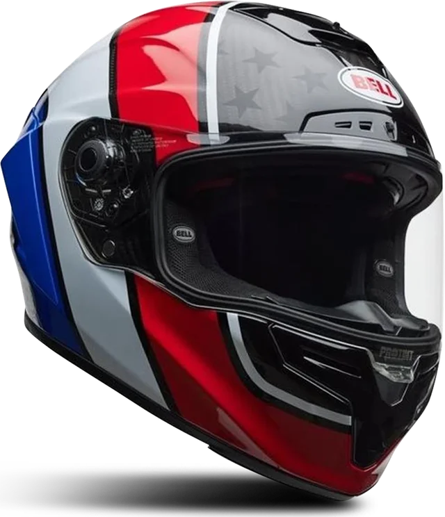 Bell Race Star DLX Flex Full Face Helmet Orion, Red/Blue