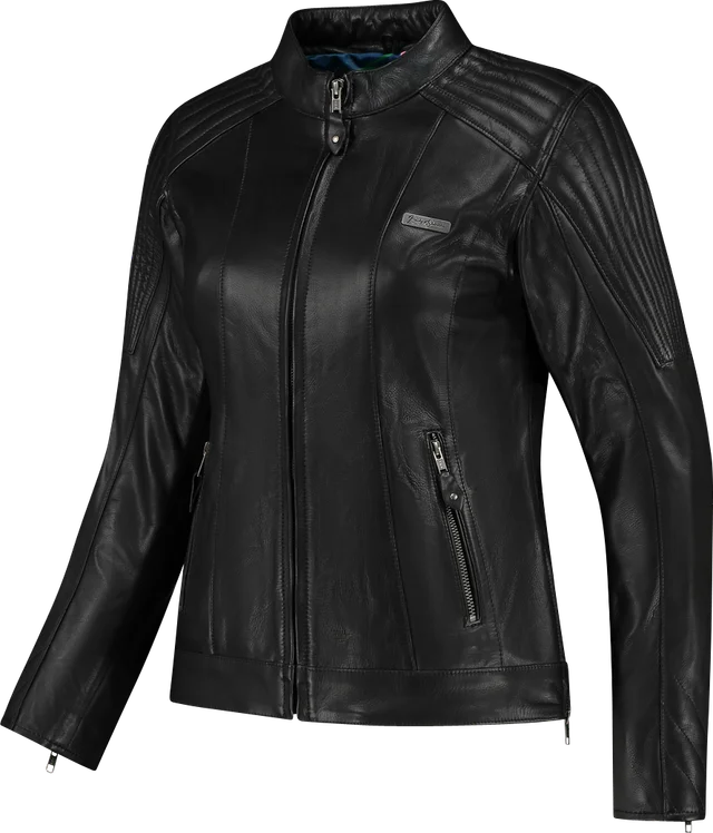 Rusty Stitches Iris Women's MC Jacket, Black