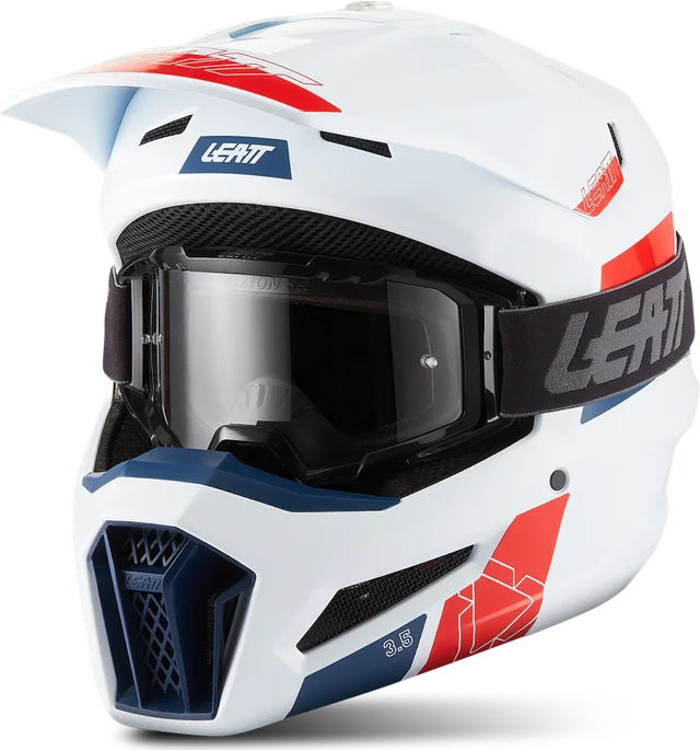 Leatt 3.5 V.27 MX Helmet Kit with Vizion 2.5s Goggles