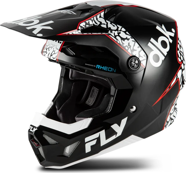 FLY Racing Formula CP DBK V26 MX Helmet, Black/White/Red