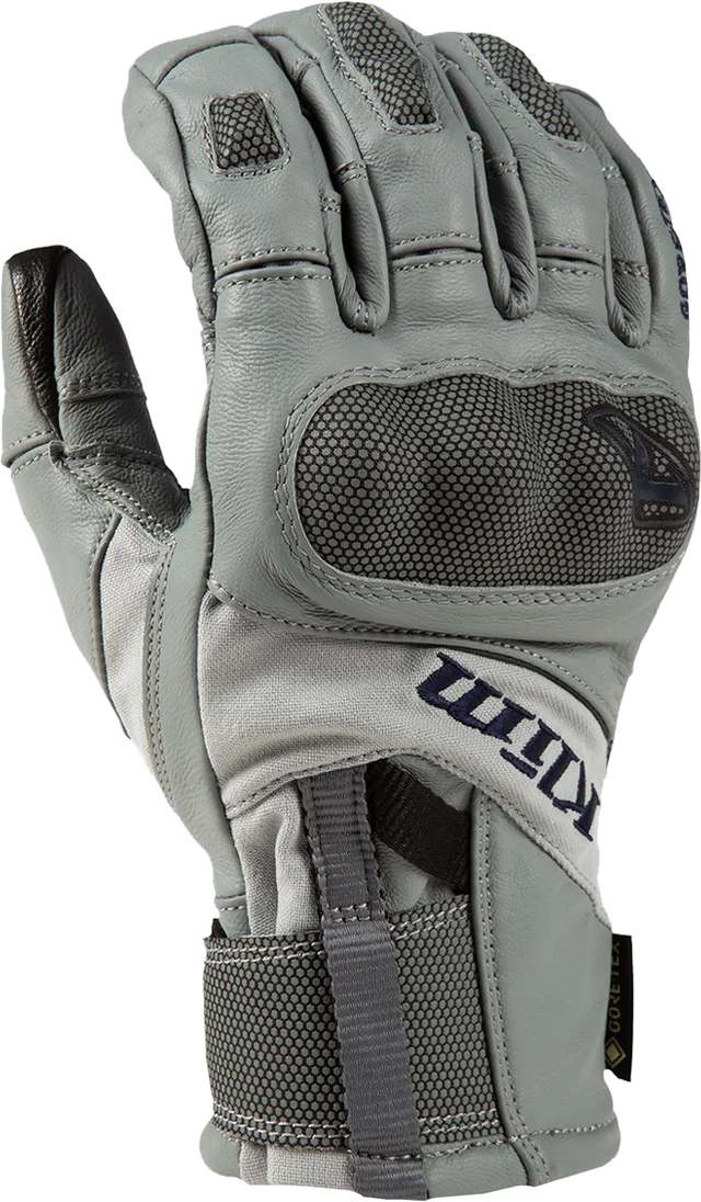 Klim Adventure Motorcycle Gloves, Grey