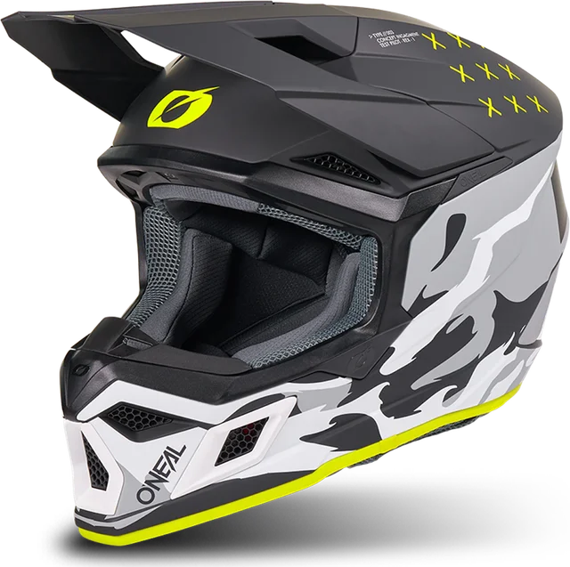 O'Neal 3SRS Heat MX Helmet, Black/Grey