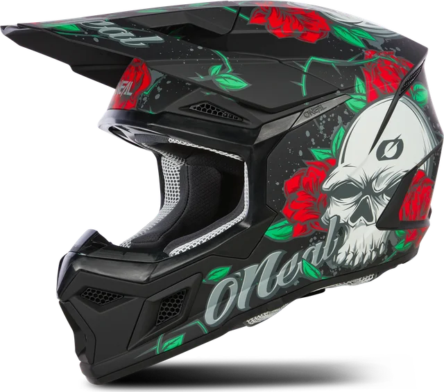 O'Neal 3SRS Melancia Youth MX Helmet, Black/Multi