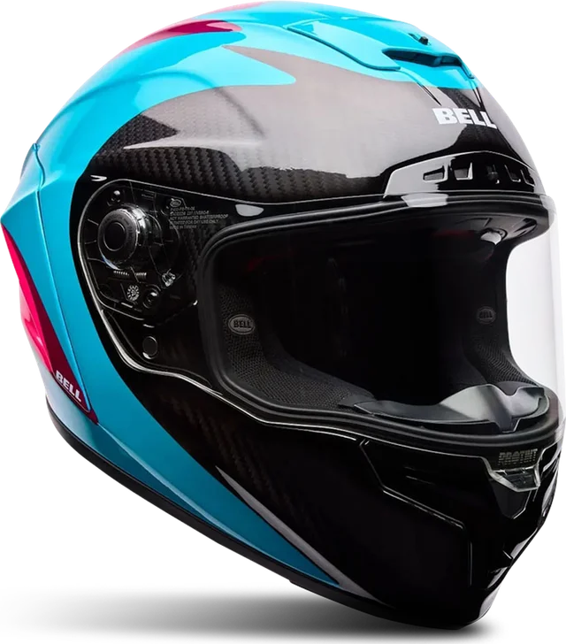 BELL Racestar DLX Flex Fluid Full Face Helmet, Green/Pink