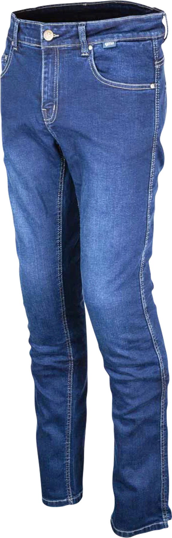 GMS Cobra WR Motorcycle Jeans, Dark Blue