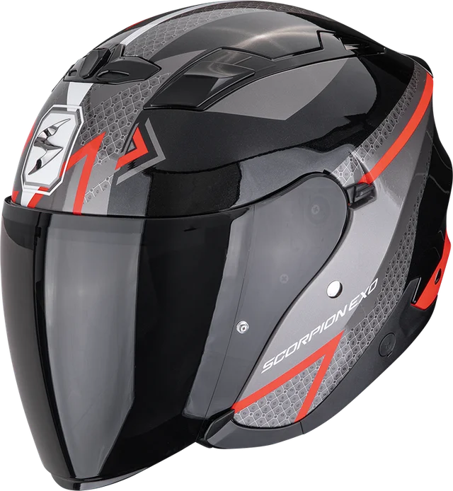 Scorpion EXO-230 LOOP, Metal Black-Red