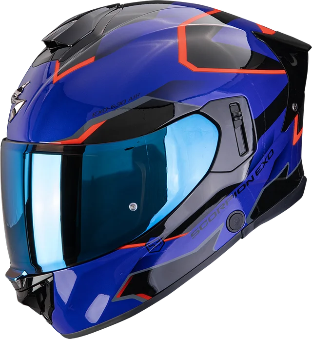 Scorpion EXO-530 AIR CLIP, Blue-Black-Red