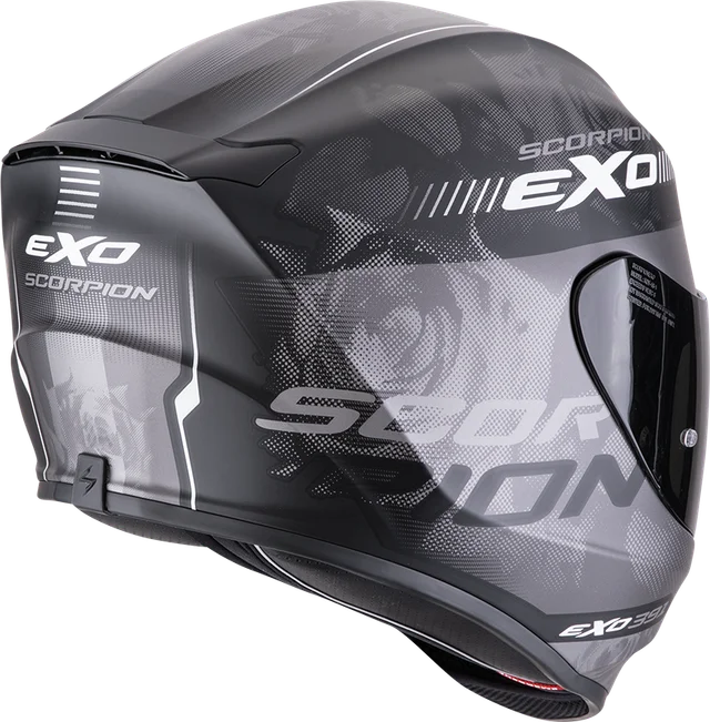 Scorpion EXO-391 AVA, matt black silver