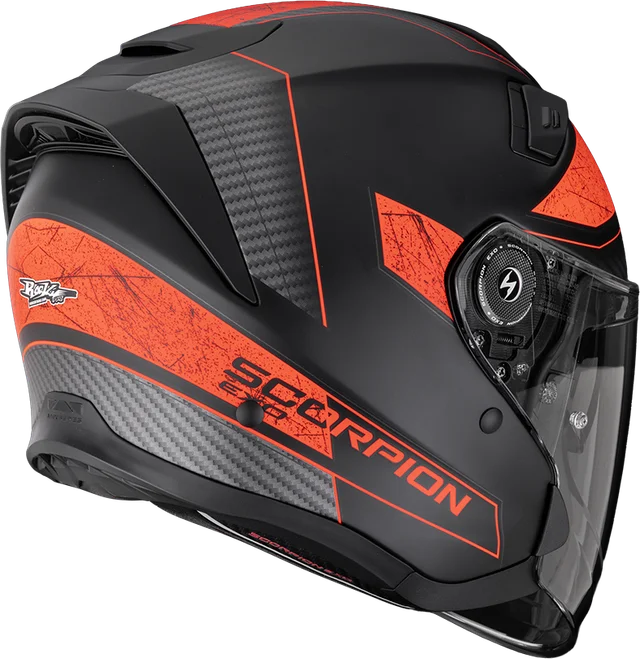 Scorpion EXO-GT JET SOLID, matt black red