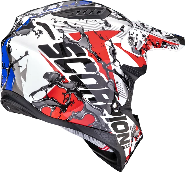 Scorpion SMX-10 GASOLINE, white red blue