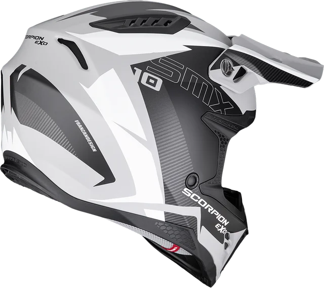 Scorpion SMX-10 SPEED, matt grey black white