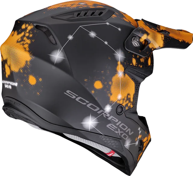 Scorpion SMX-10 VIBE, matt black orange