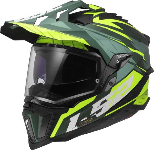 LS2 Explorer Spire Green H-Vis Yellow-06, Green