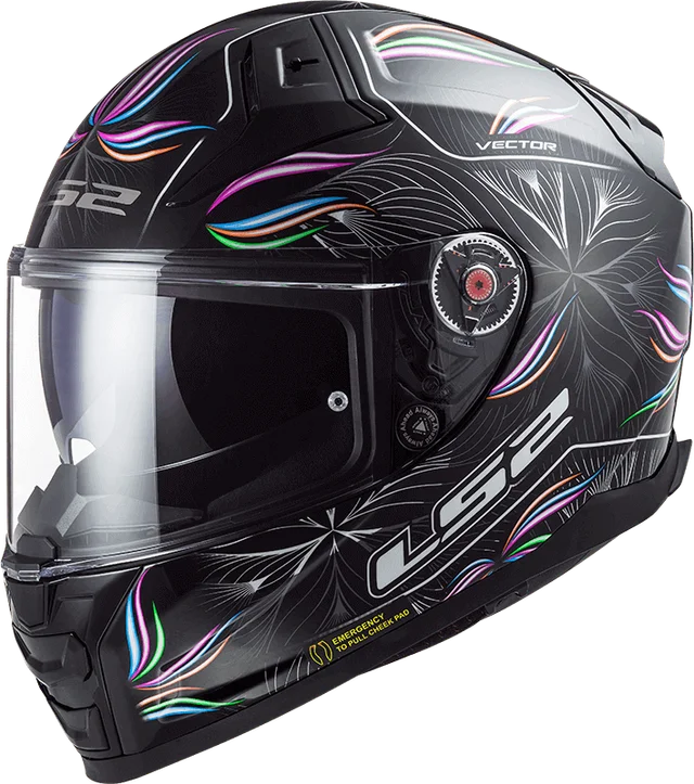 LS2 Vector 2 Tropical Black White-06, Black