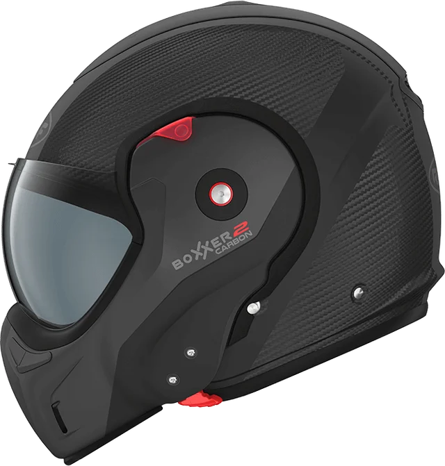 Roof RO9 Boxxer 2 Helmet Carbon Wonder Gloss Black, Black