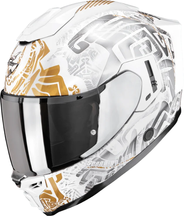 Scorpion Exo-1500 Air Apus Pearl white-Grey-Gold, Pearl