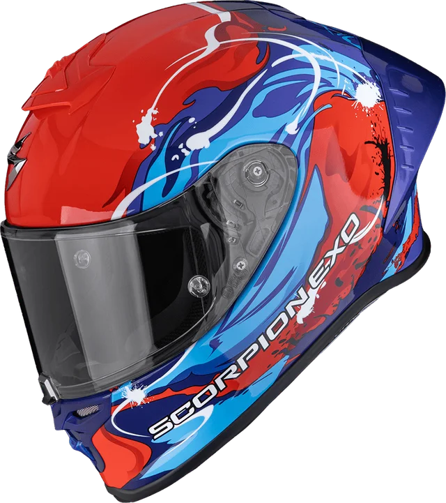 Scorpion EXO-R1 Evo 2 AIR THRUST Red-Blue