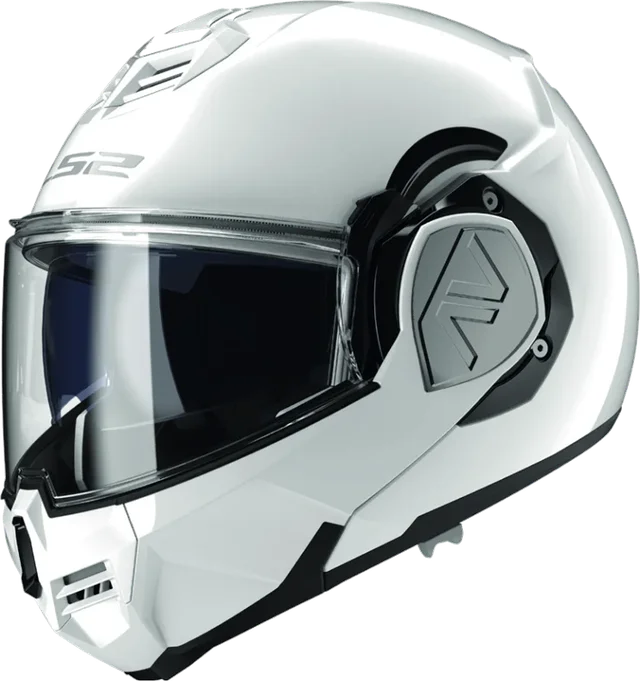 LS2 FF906 Advant Solid White 06 Modular Helmet, White