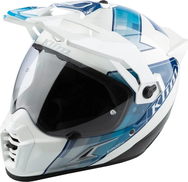 Klim Krios Pro Spectrum ECE/DOT White - Blue, white/blue