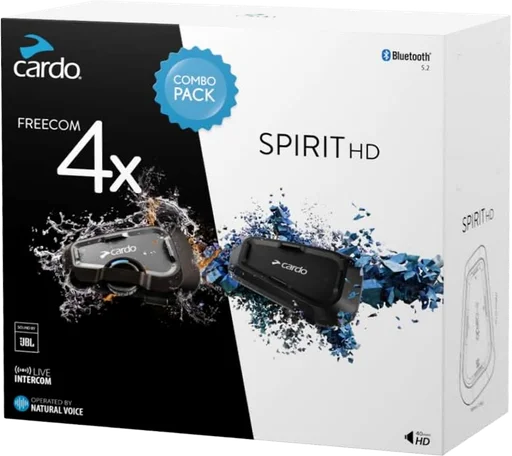Cardo Freecom 4X & Spirit HD Bundle
