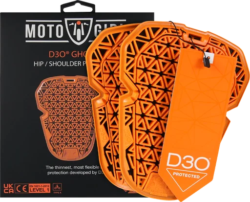 MotoGirl D3O Ghost Level 1 Hip/Shoulder Protector (Pair)