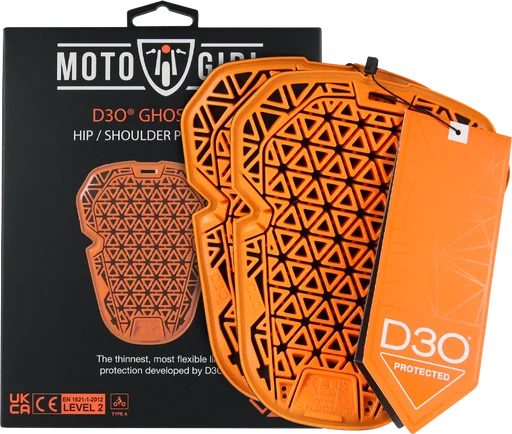 MotoGirl D3O Ghost Level 2 Hip/Shoulder Protector (Pair)