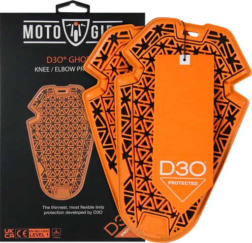 MotoGirl D3O Ghost Level 1 Knee/Elbow Protector (Pair)