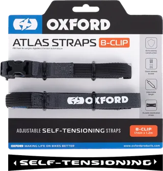 Oxford Atlas B-Clip - Asphalt (Pair)
