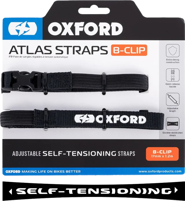 Oxford Atlas B-Clip - Black (Pair)