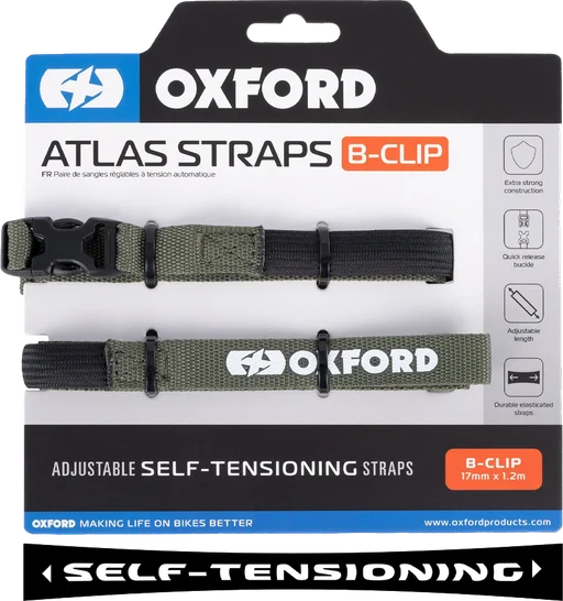Oxford Atlas B-Clip - Lichen (Pair)
