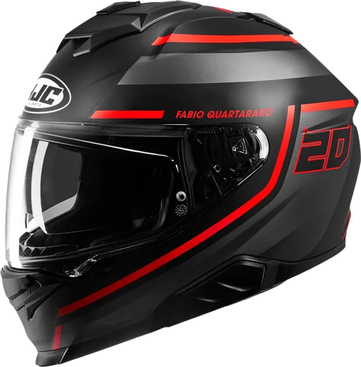 HJC i71 Fabio Quartararo 20 (ECE-22.06) MC1SF - Black/Red
